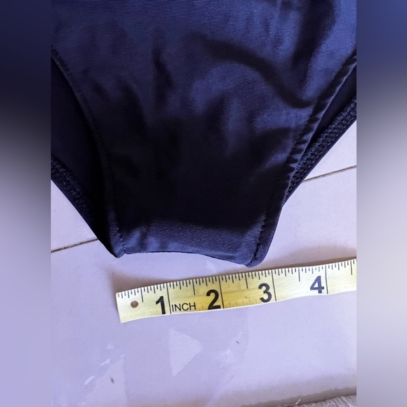 Yoins Yours Inspiration Women’s Solid Black Silky One Piece Bathing Suit Size L - Picture 9 of 16